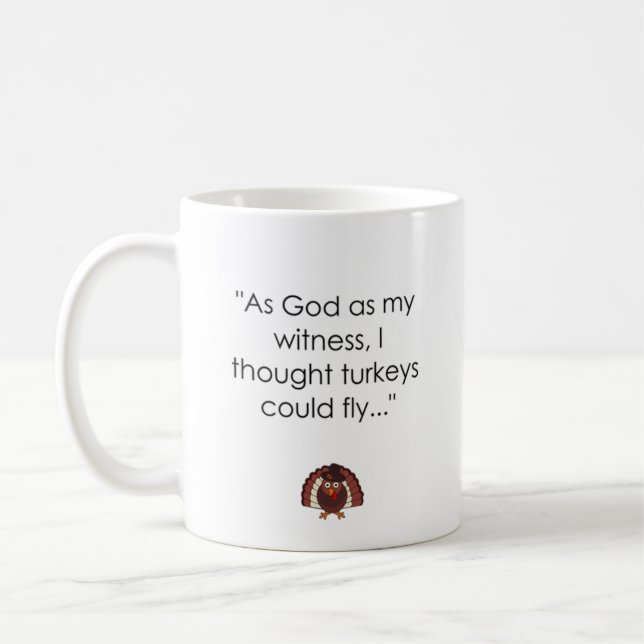 Mug Comme Dieu en tant que mon témoin, j'ai pensé la (Gauche)