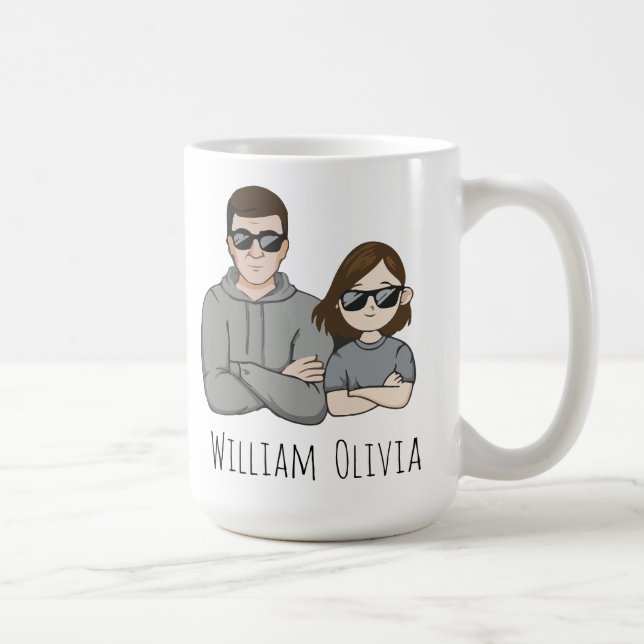 Mug Comme Père Comme Fille Oh Crap Cadeau Pour La Fami (Droite)