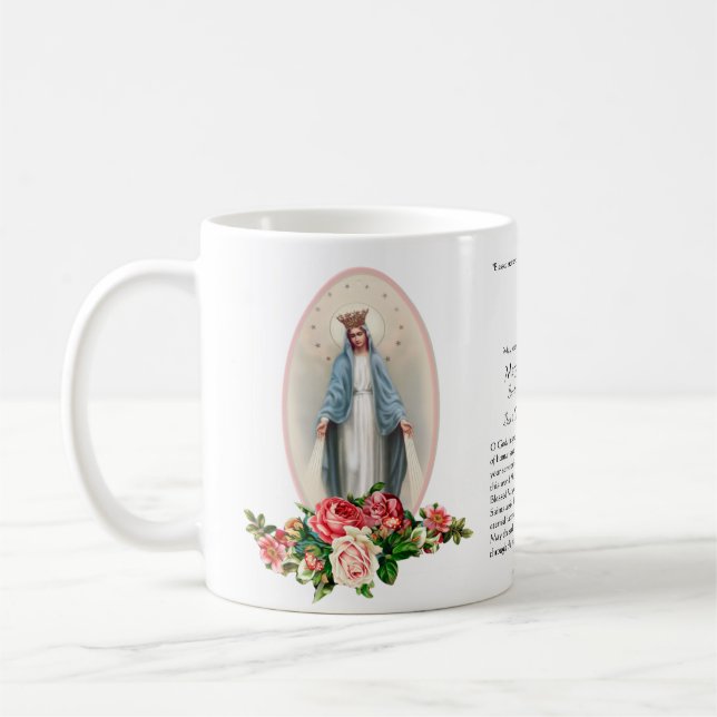 Mug Commémoration funéraire catholique de Marie (Gauche)
