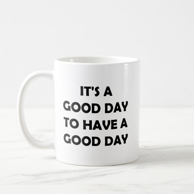 Mug Commencer le jour à droite | Motivation positive (Gauche)
