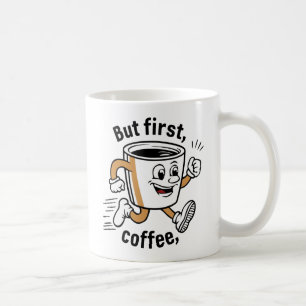 Mug Commencez votre journée avec du café - Coupe souri