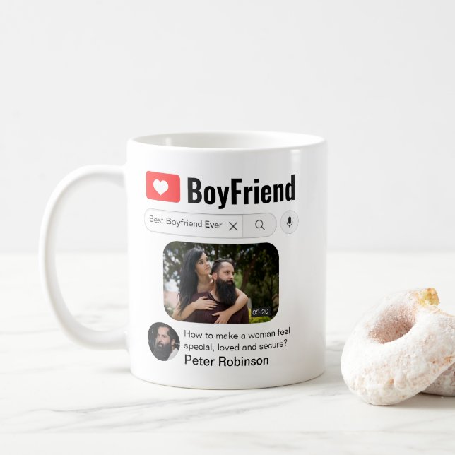 Mug Comment amuser meilleur petit ami Ever Recherche v (Avec donut)