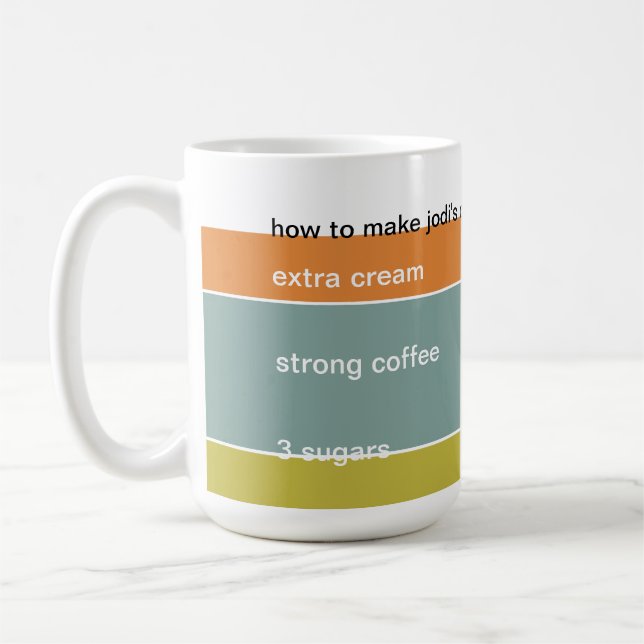 Mug comment faire mon café (Gauche)