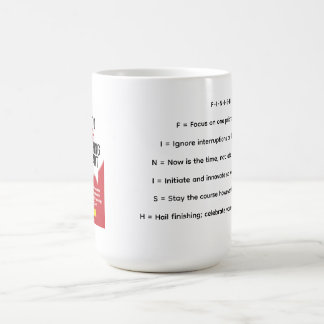 Mug "Comment finir tout ce que vous commencez"