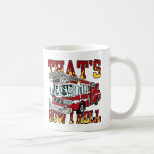 Mug Comment je roule le camion de pompiers