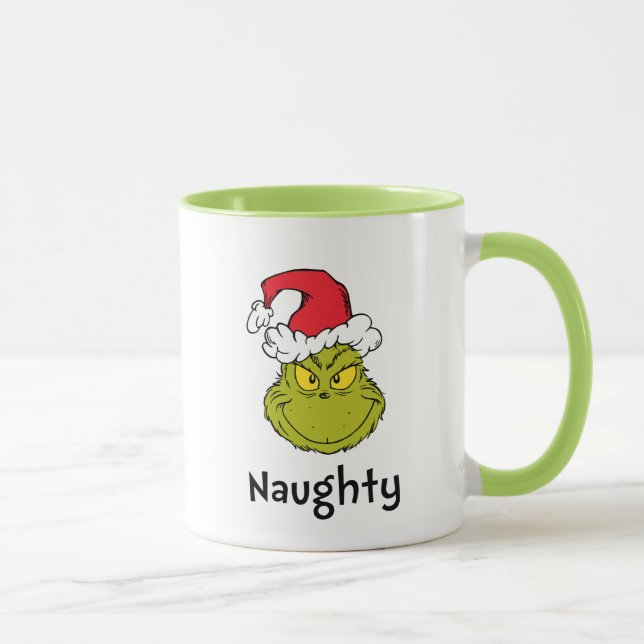 Mug Comment le pouce a volé Noël | Naughty Grinch (Droite)