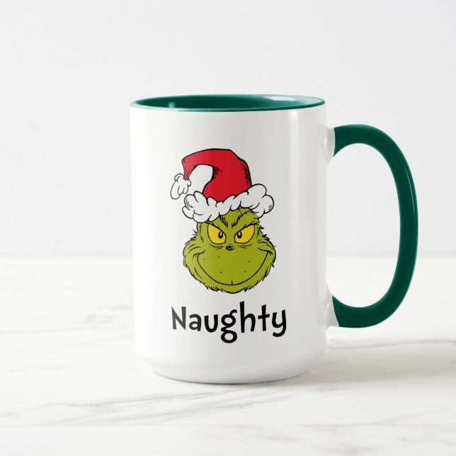 Mug Comment le pouce a volé Noël | Naughty Grinch (Droite)