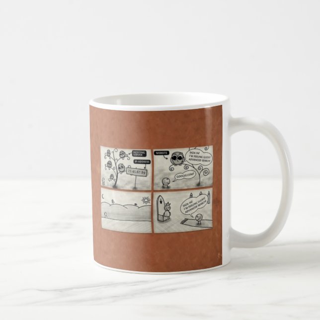 Mug Comment travaux d'Internet (Droite)
