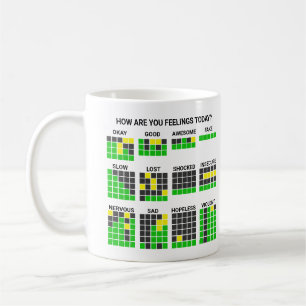 Mug Comment vous sentez-vous aujourd'hui? jeu de mots 