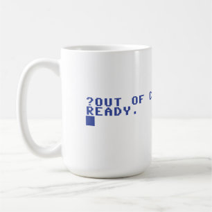 Mug Commodore 64 sur l'erreur de café