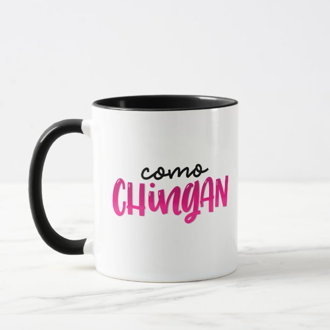 Mug Como Chingan, en lettres (Gauche)