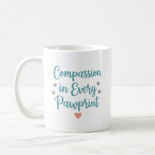 Mug Compassion dans chaque empreinte de patte – Techni