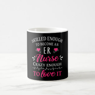 Mug Compétence suffisante pour devenir infirmière en u