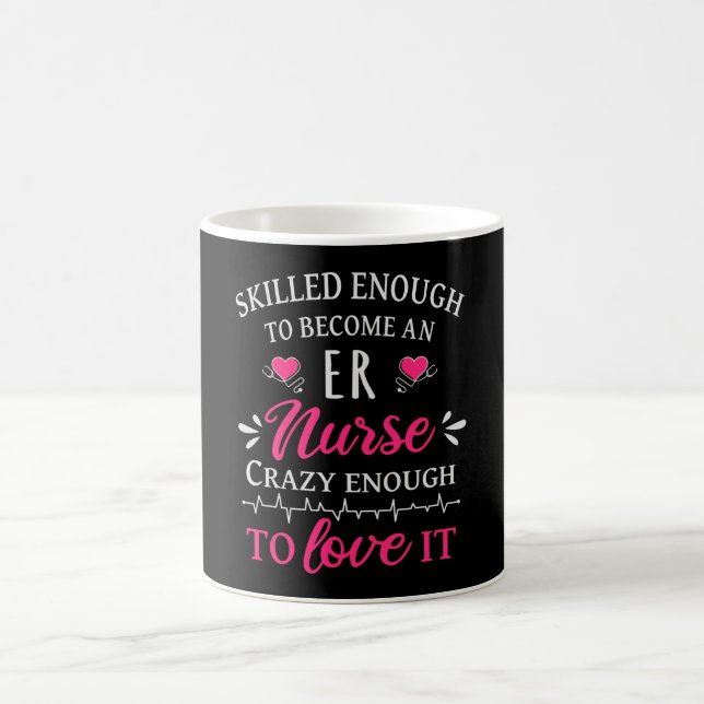 Mug Compétence suffisante pour devenir infirmière en u (Centre)