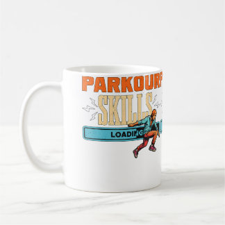 Mug Compétences de Parkour Chargement Amour du Freerun