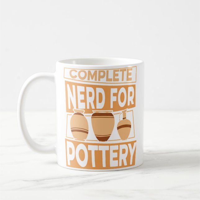 Mug Complet nerd pour la poterie roue de poterie pro h (Gauche)