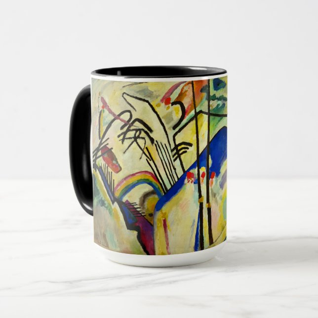 Mug Composition 4, 1911 par Wassily Kandinsky (Devant gauche)