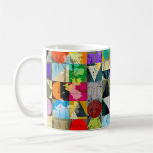 Mug Composition arrière - plan géométrique abstraite,