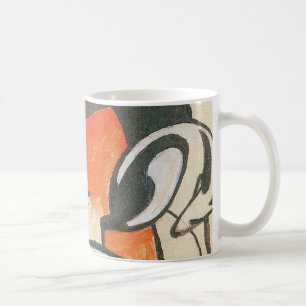Mug Composition avec deux cerfs par Franz Marc