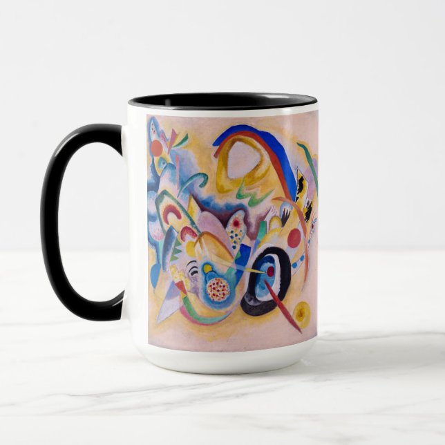 Mug Composition in yellow, 1923 by Wassily Kandinsky (Gauche)
