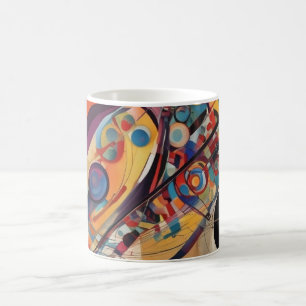 Mug Composition moderne Oeuvre Abstraite