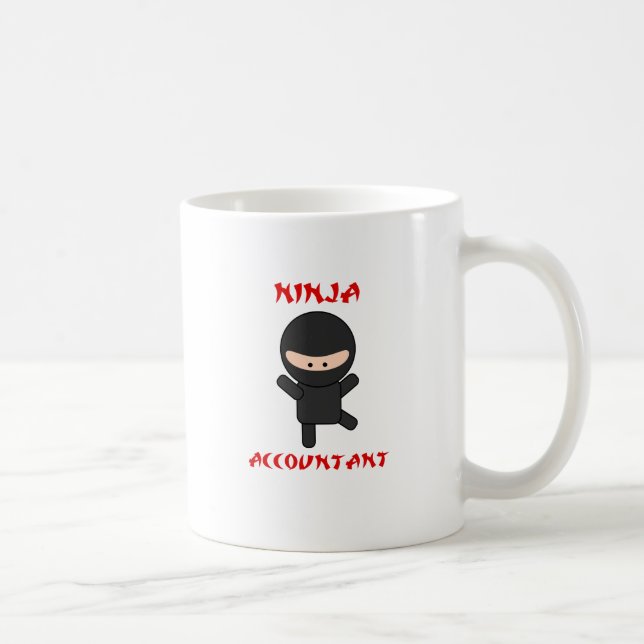 Mug Comptable de Ninja (Droite)