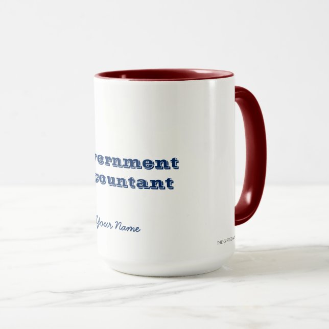 MUG "COMPTABLE DU GOUVERNEMENT" (Devant droit)