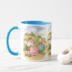 Mug Comptines de Mère l'Oie Georgie Porgie vintage