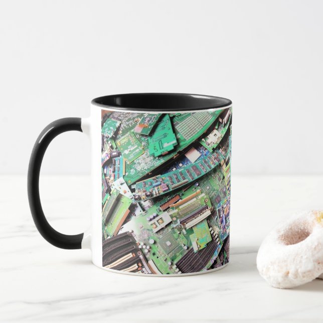 Mug - Computer Innerds (With Donut)
