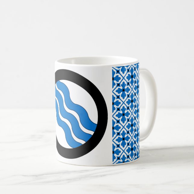 Mug Comté de Lyndhaven Badge Populace (Devant droit)