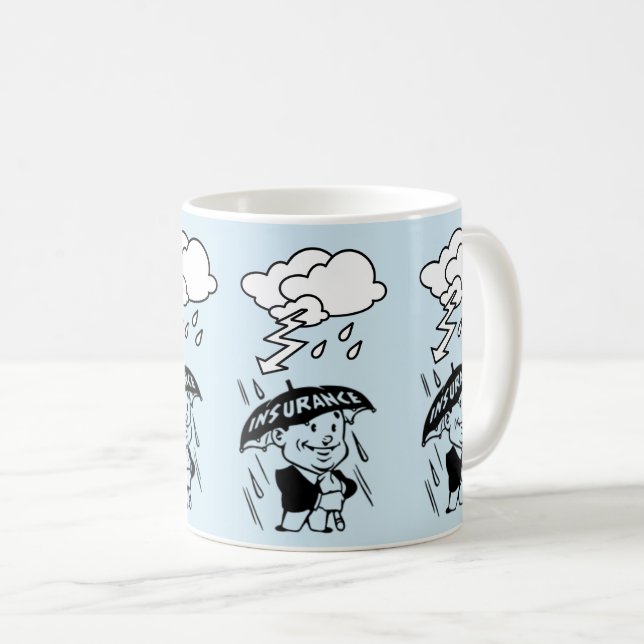 Mug Concept de protection et de sécurité des polices d (Devant droit)