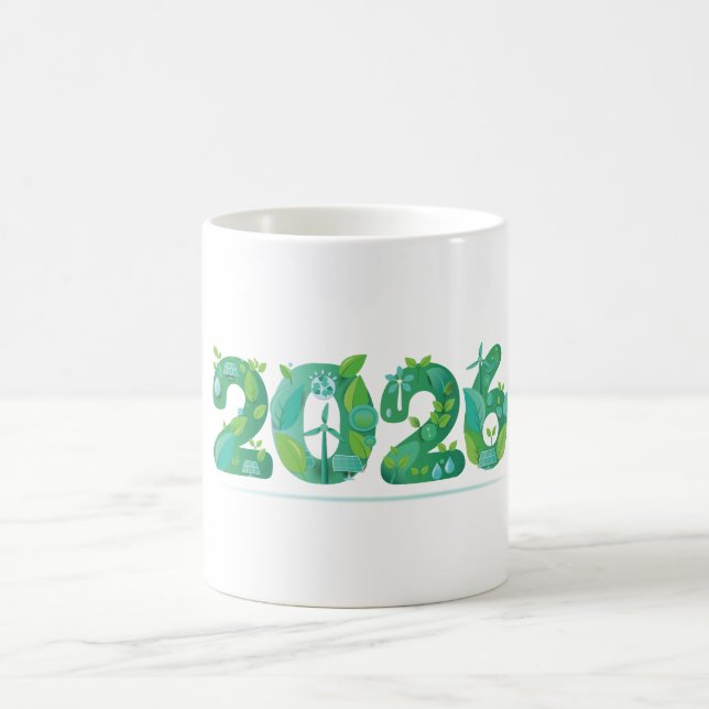 Mug Concept Énergie Éco Verte 2026  (Centre)