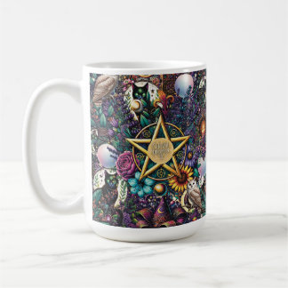 Mug Concepteur Céleste Dessin Mystique Païen et Nature