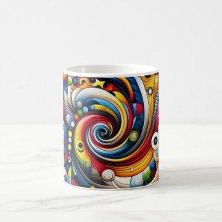 Mug conception abstraite