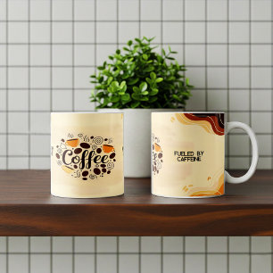 Mug Conception Abstraite de pâte à café Earthy