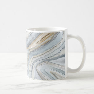 Mug Conception abstraite en marbre gris