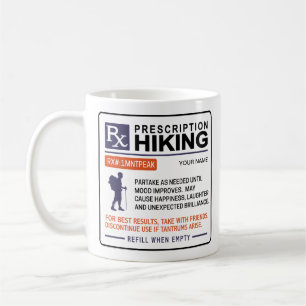 Mug Conception amusante de la prescription de Randonné