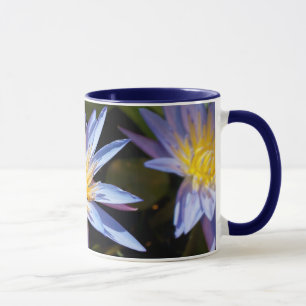 Mug Conception botanique florale de nénuphar tropical