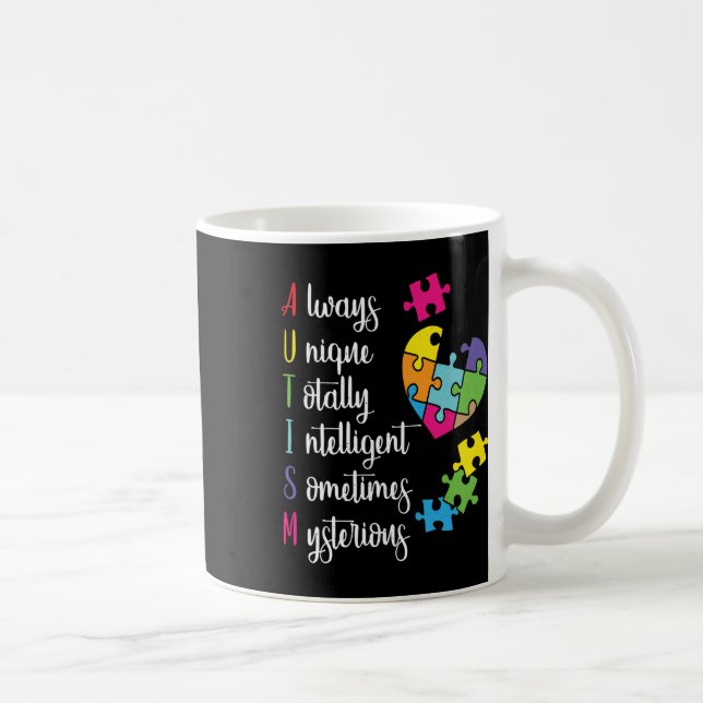 Mug Conception Cadeau De Sensibilisation sur l'autisme (Droite)