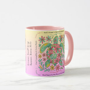 Mug Conception chrétienne personnalisable, Tortue de m