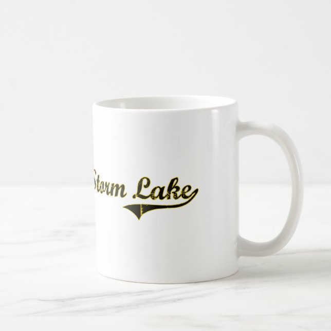 Mug Conception classique de l'Iowa de lac storm (Droite)