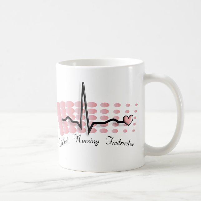 Mug Conception clinique de l'instructeur QRS de soins (Droite)