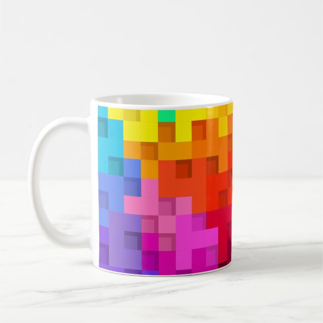 Mug Conception colorée abstraite-14839 (Gauche)