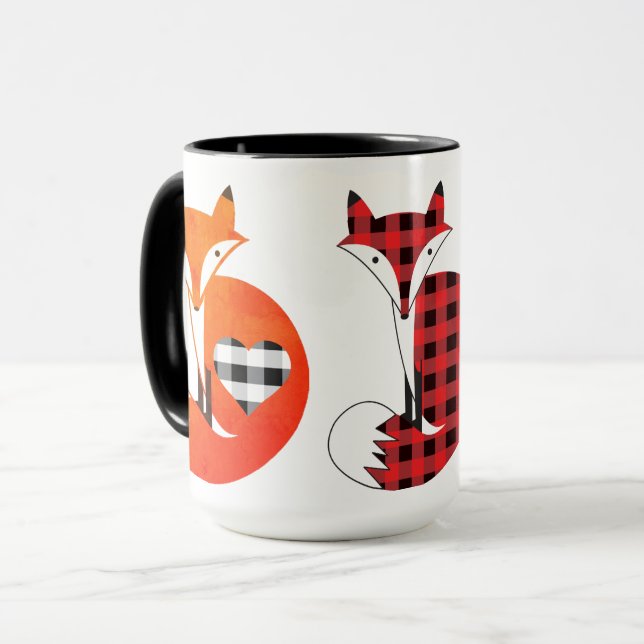 Mug Conception Colorée Country Fox (Devant gauche)
