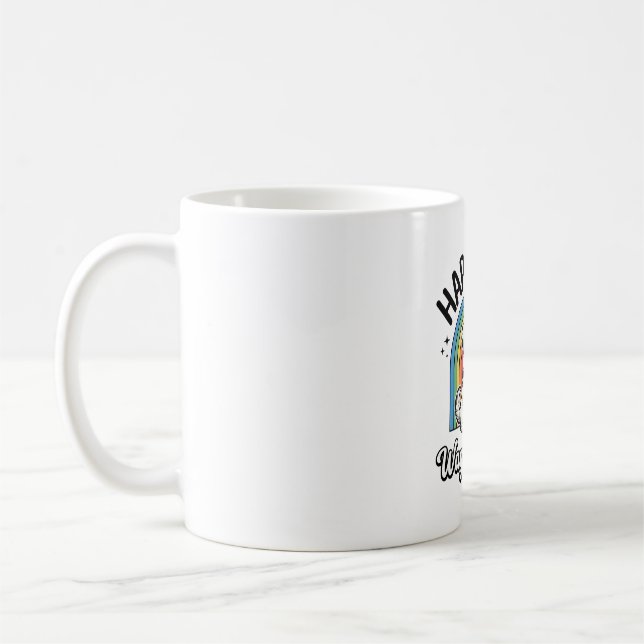 Mug Conception d'amant de chien de queue qui remue de  (Gauche)