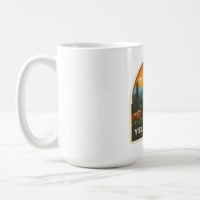 Mug Conception d'aventure pour le parc national de Yel (Gauche)