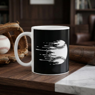 Mug Conception de baseball qui dégouline pour les fans