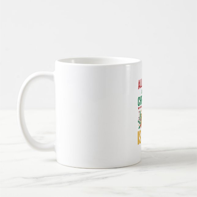 Mug Conception de boisson de vacances Christmas Brew (Gauche)
