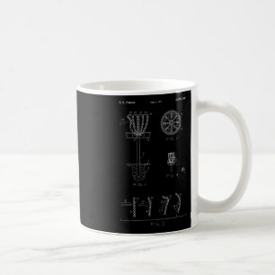 Mug Conception de brevet de cible de panier de golf à