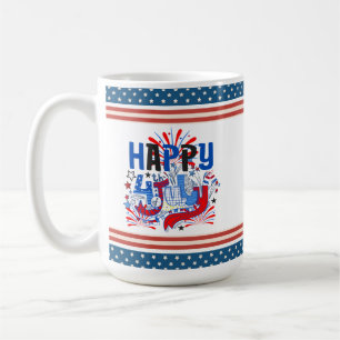 Mug Conception de célébration patriotique du 4 juillet